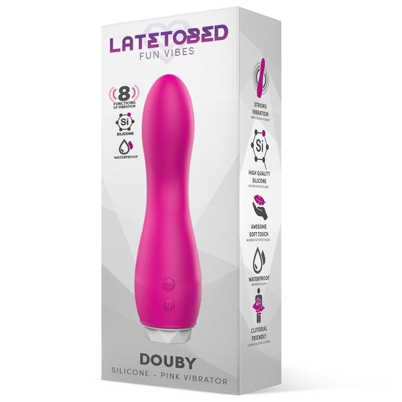 Doubet Vibromasseur Silicone rose