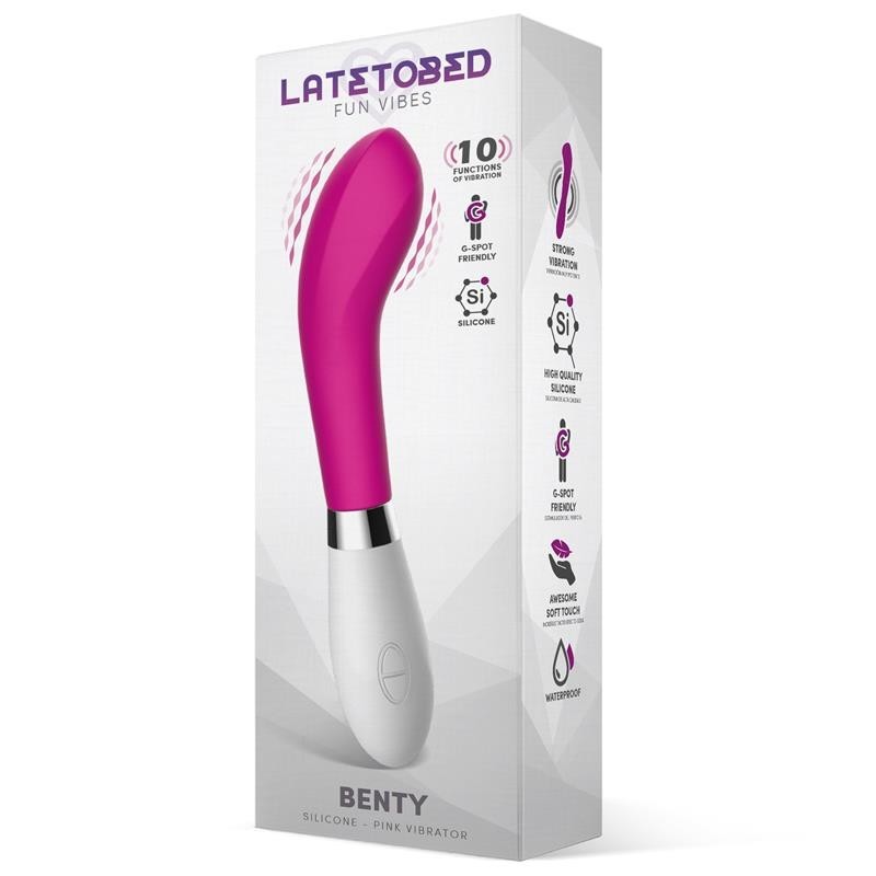 Benty Vibromasseur Silicone Rose