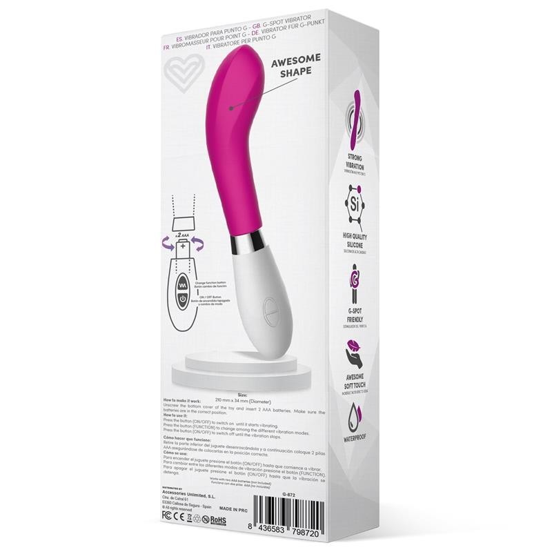 Benty Vibromasseur Silicone Rose