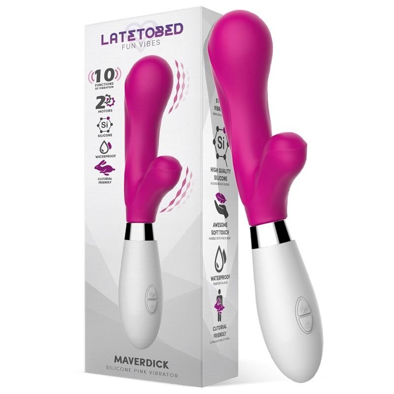 Maverdick Vibromasseur silicone Rose