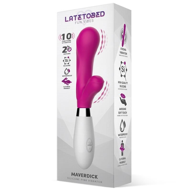 Maverdick Vibromasseur silicone Rose