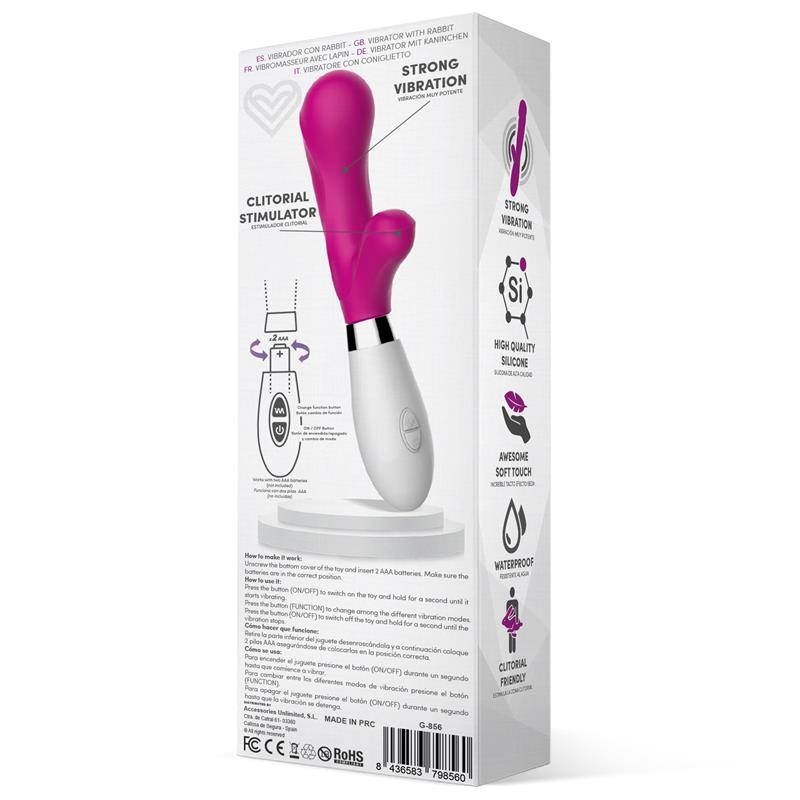 Maverdick Vibromasseur silicone Rose