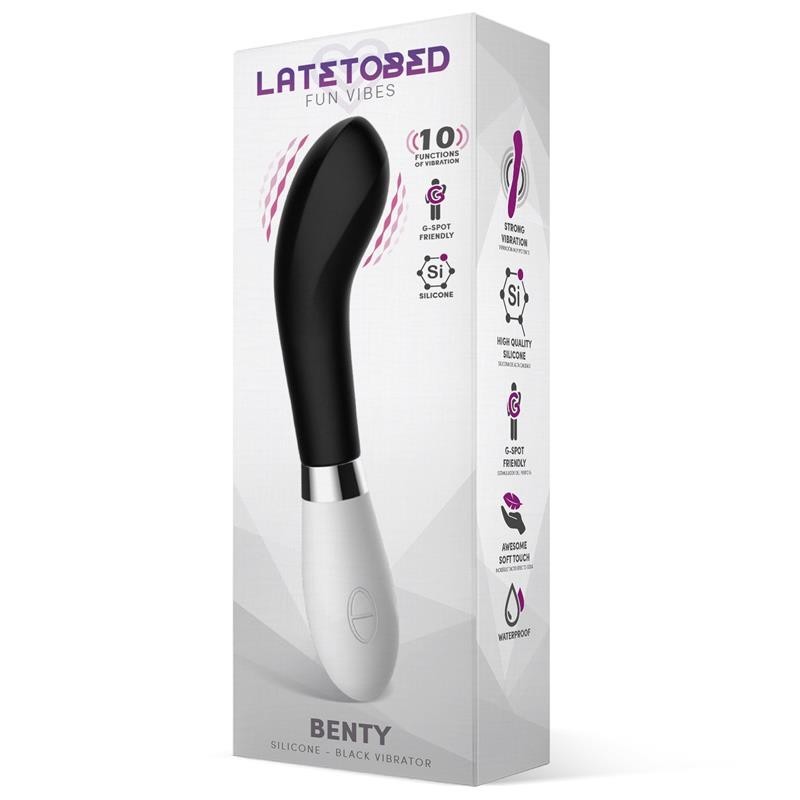 Benty Vibromasseur Silicone Noir