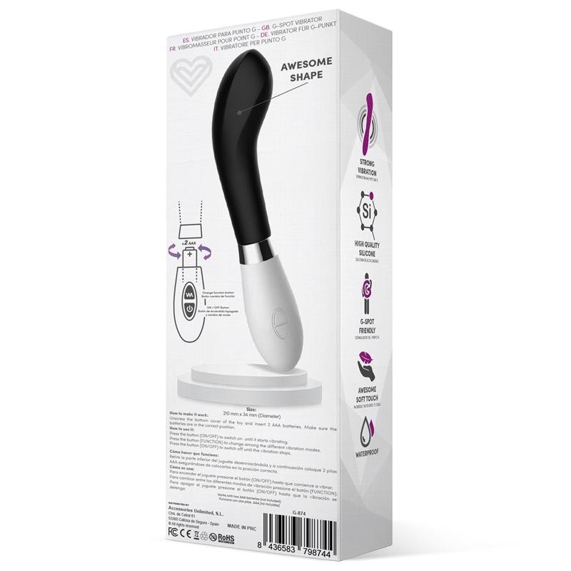 Benty Vibromasseur Silicone Noir