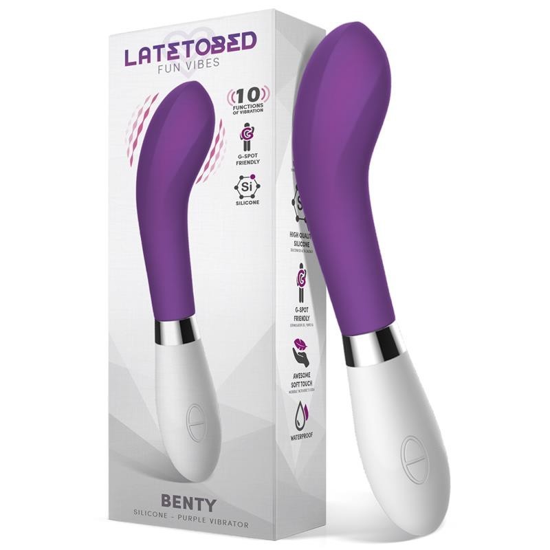 Benty Vibromasseur silicone mauve