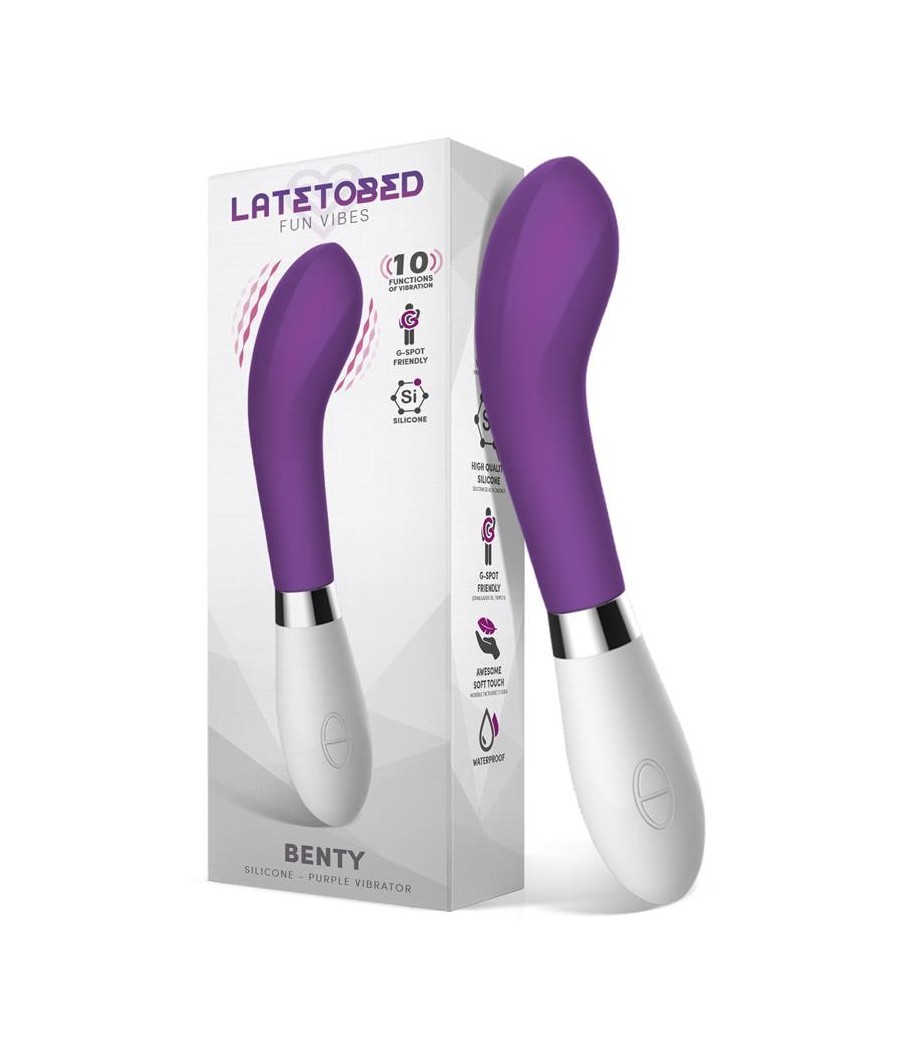 Benty Vibromasseur silicone mauve