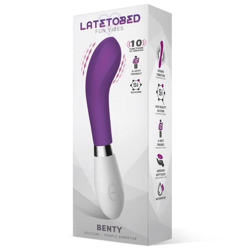 Benty Vibromasseur silicone mauve