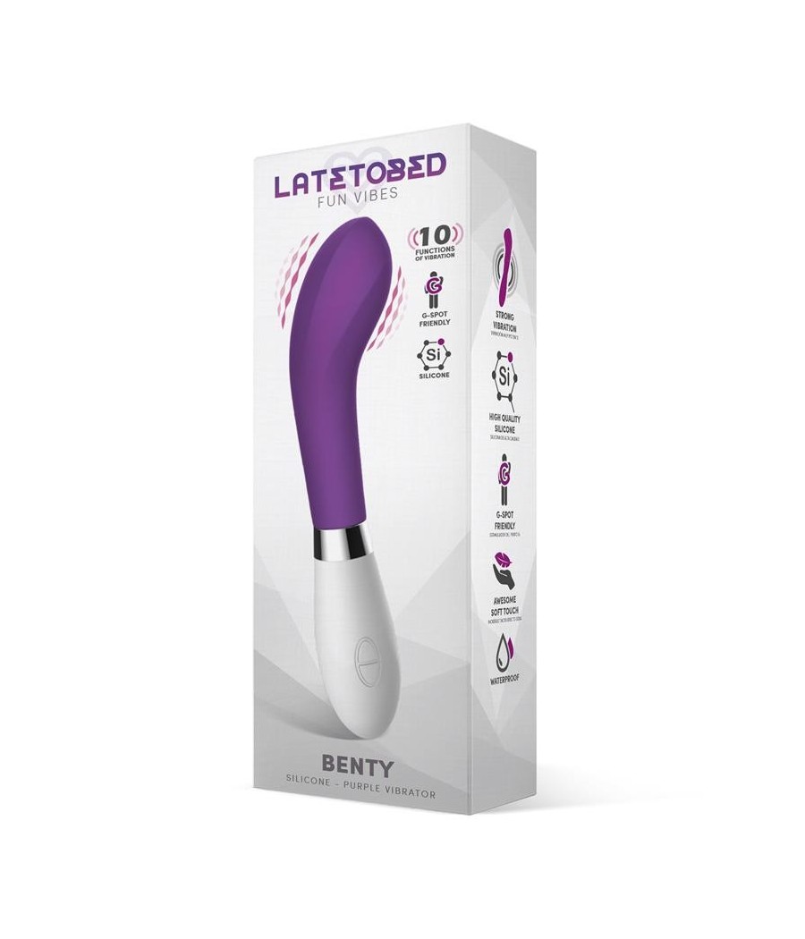 Benty Vibromasseur silicone mauve