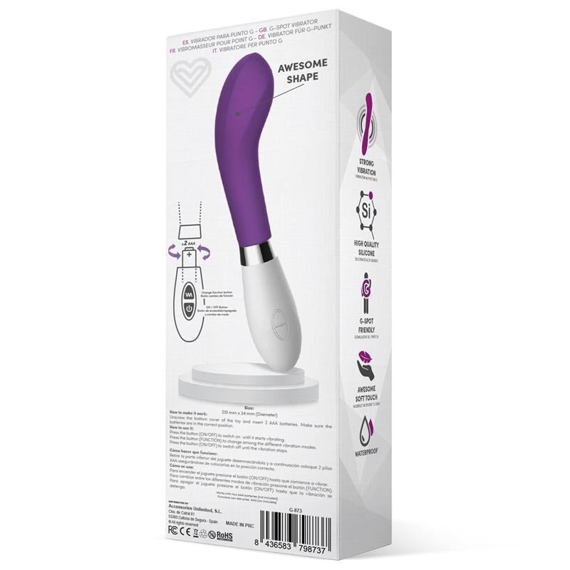 Benty Vibromasseur silicone mauve