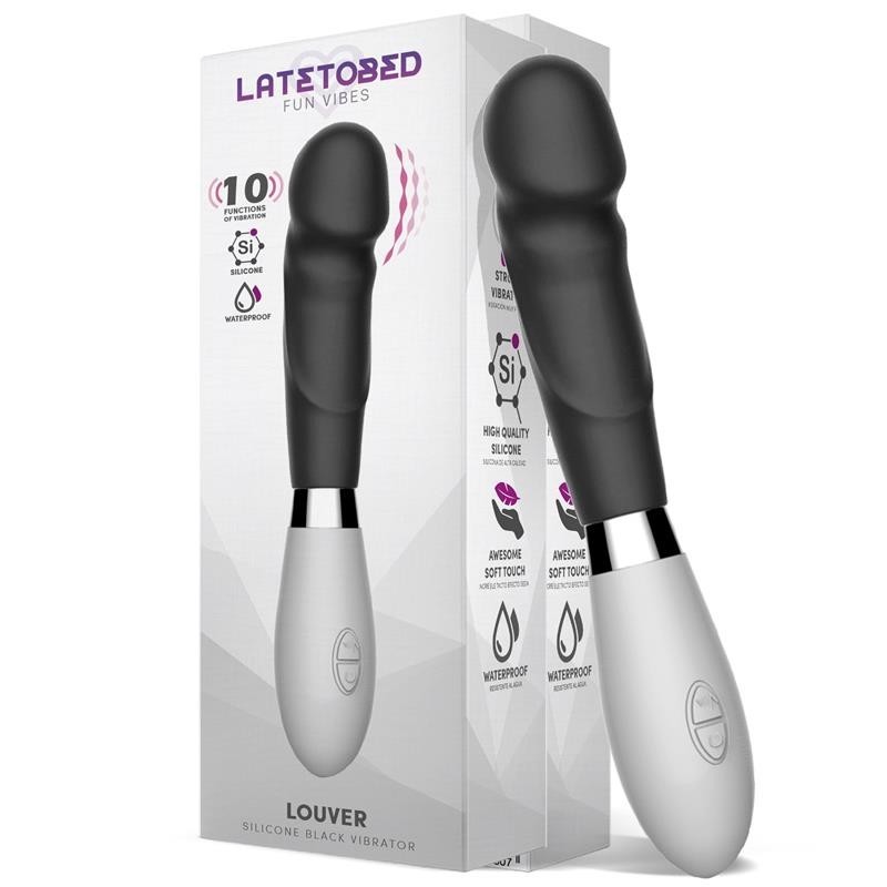 Louver Vibromasseur silicone Noir