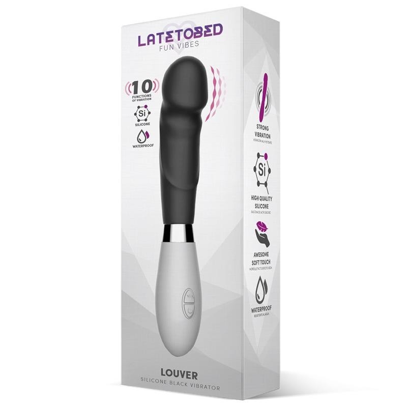 Louver Vibromasseur silicone Noir
