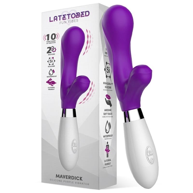 Maverdick Vibromasseur silicone mauve