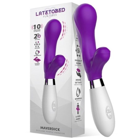 Maverdick Vibromasseur silicone mauve