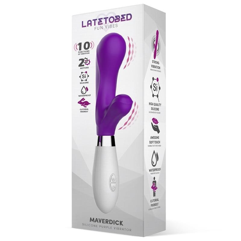 Maverdick Vibromasseur silicone mauve
