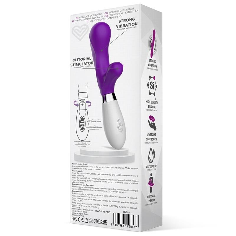 Maverdick Vibromasseur silicone mauve