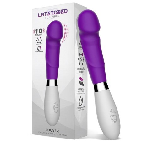 Persienne Vibromasseur silicone mauve