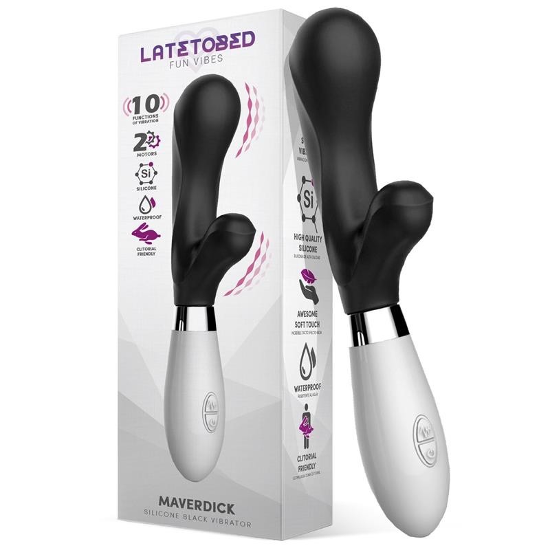 Maverdick Vibromasseur silicone Noir