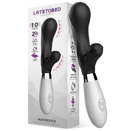 Maverdick Vibromasseur silicone Noir