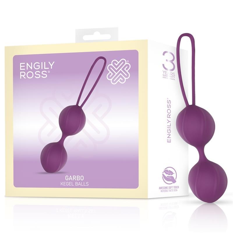 Garbo boule Double Kegel silicone mauve