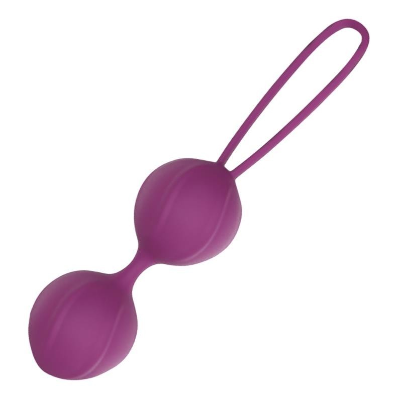 Garbo boule Double Kegel silicone mauve
