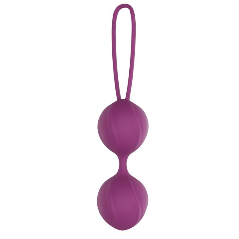 Garbo boule Double Kegel silicone mauve