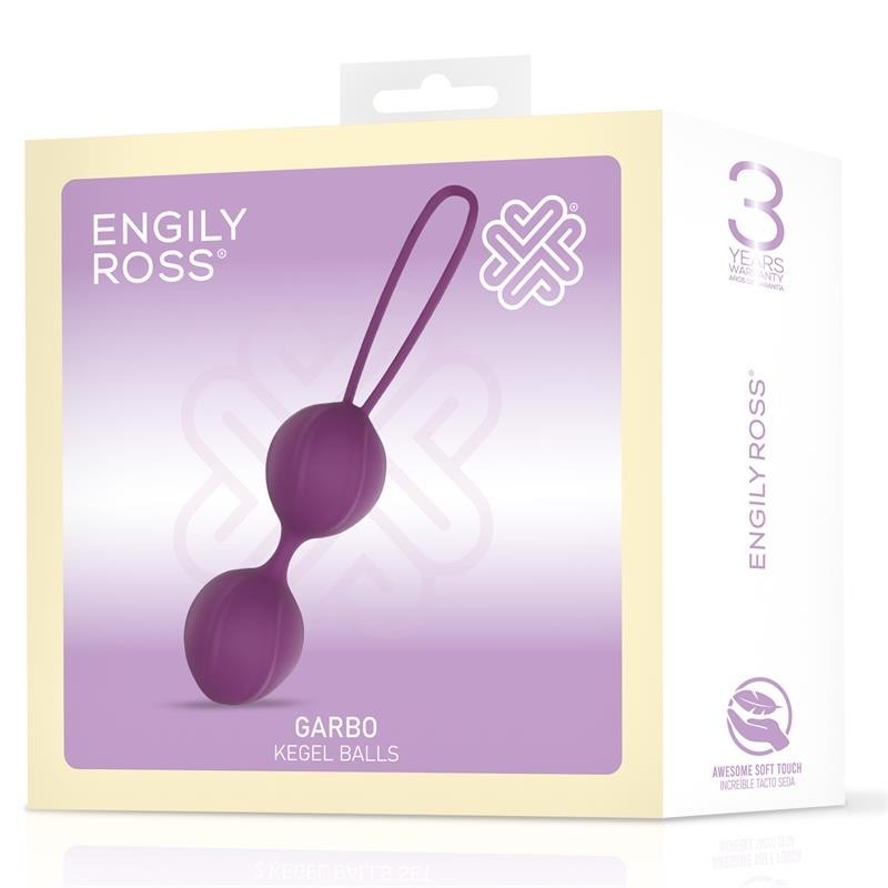 Garbo boule Double Kegel silicone mauve
