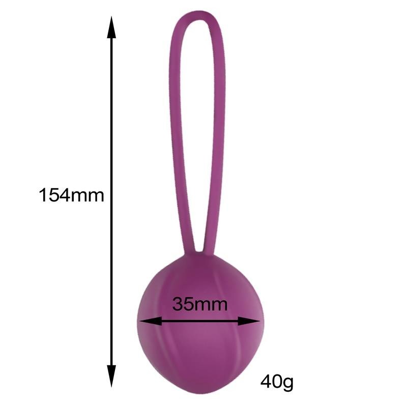 Leigh boule Kegel silicone mauve