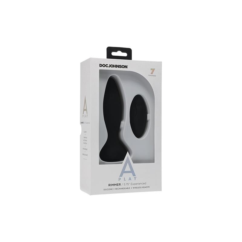 Plug Anal vibrant et Rotation Rimmer Nègre Expérimenté