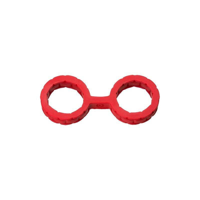 menottes japonaises pour Bondage silicone Premium Taille S rouge