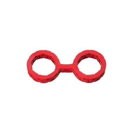 menottes japonaises pour Bondage silicone Premium Taille S rouge