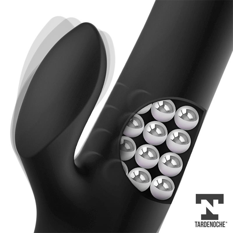 Squidet vibromasseur Fonction de Mouvement Haut et Bas et boules Rotadoras USB silicone