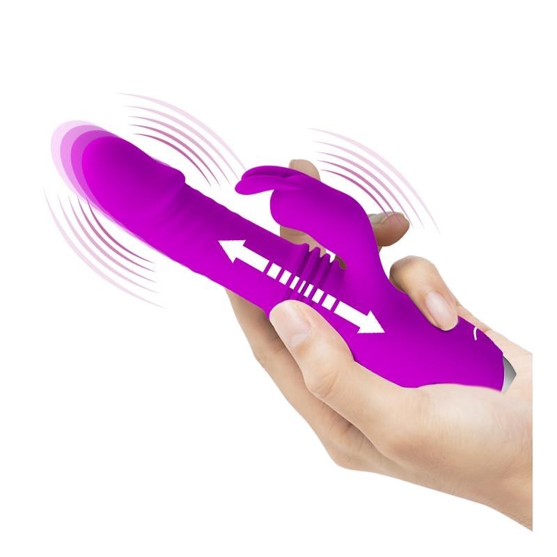 Dorothet vibromasseur avec Fonction Up and Down USB mauve