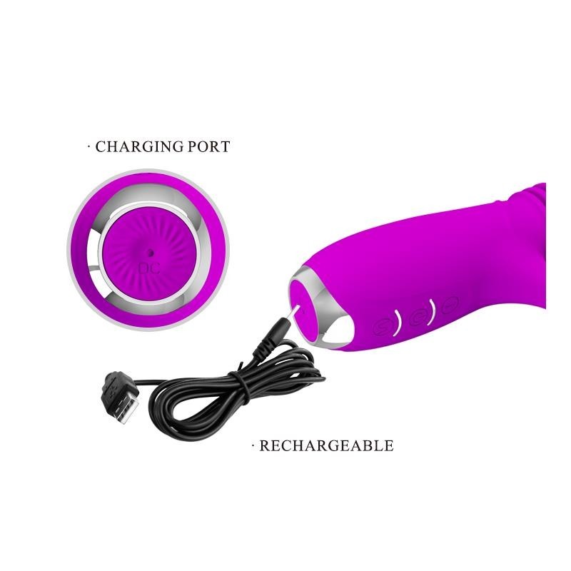 Dorothet vibromasseur avec Fonction Up and Down USB mauve