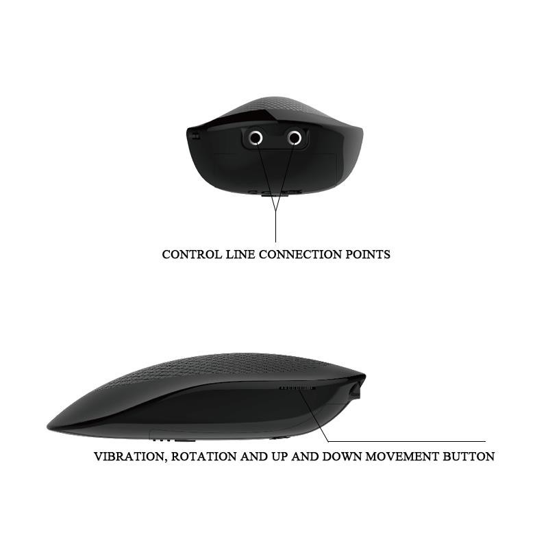 vibromasseur avec rotation et mouvement télescopique Thunder Up