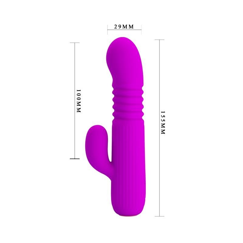 Leopold vibromasseur avec Fonction de Mouvement USB Silicone
