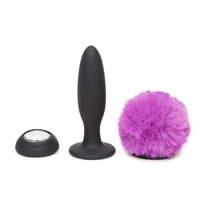 Plug Anal vibrant Double Base pourpre grand