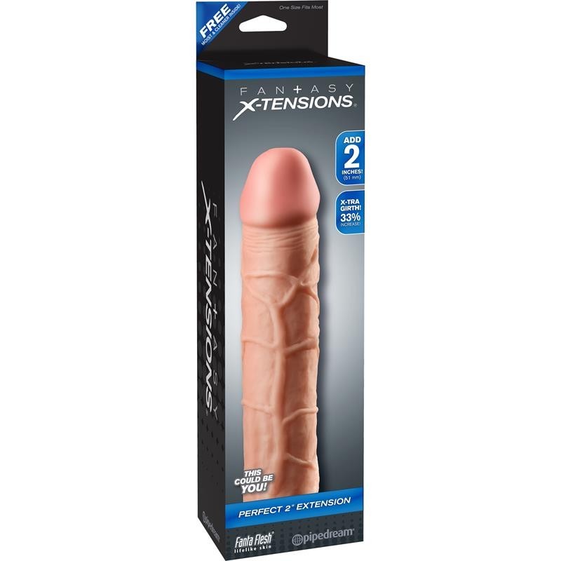 Fantaset X-tensions Perfect Extension pénis 5,1 cm - Couleur Naturel