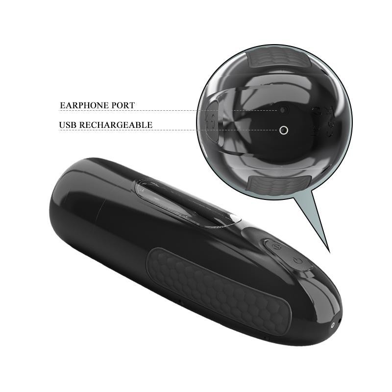 Masturbateur automatique Marlos vibrant et mouvement USB