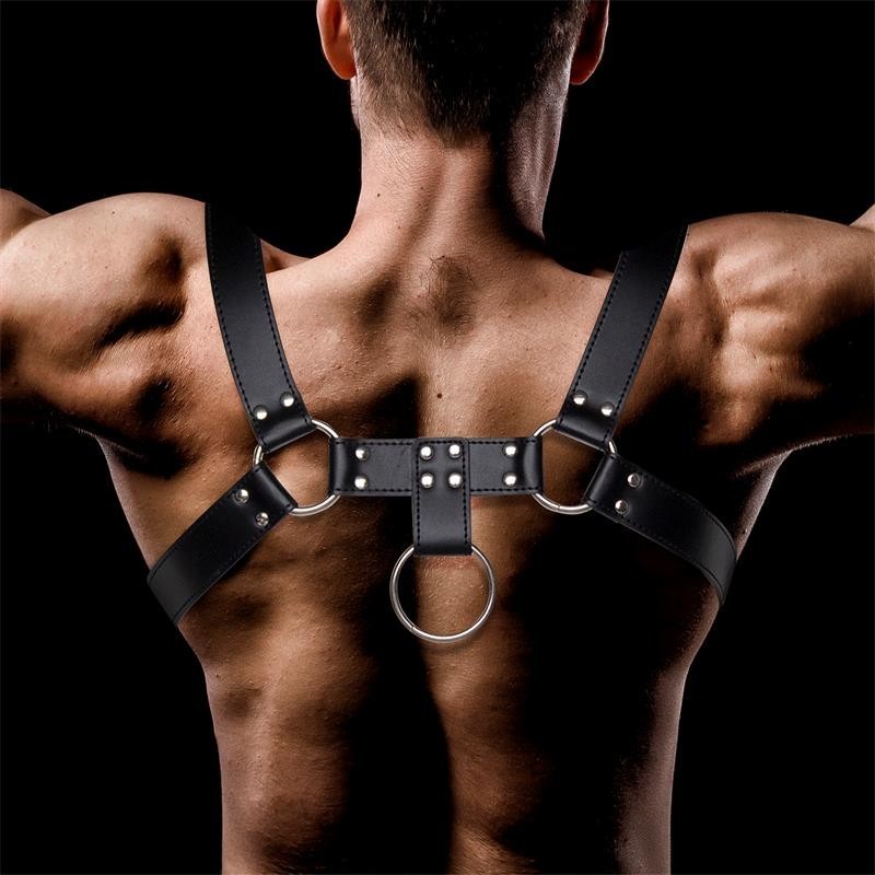 Domine harnais Masculin pour Bondage cuir végan