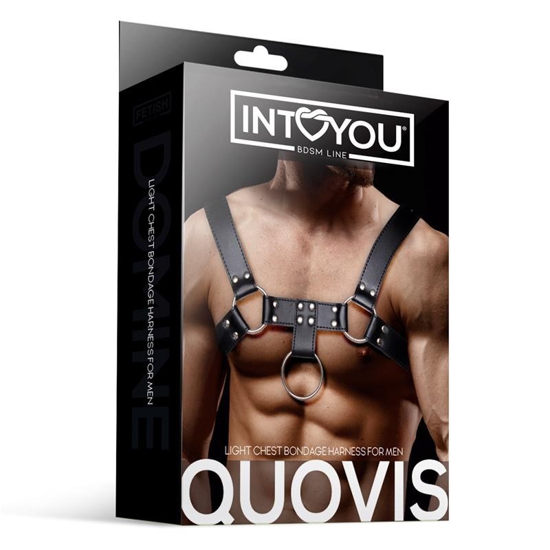Quovis harnais Masculin pour Bondage cuir végan