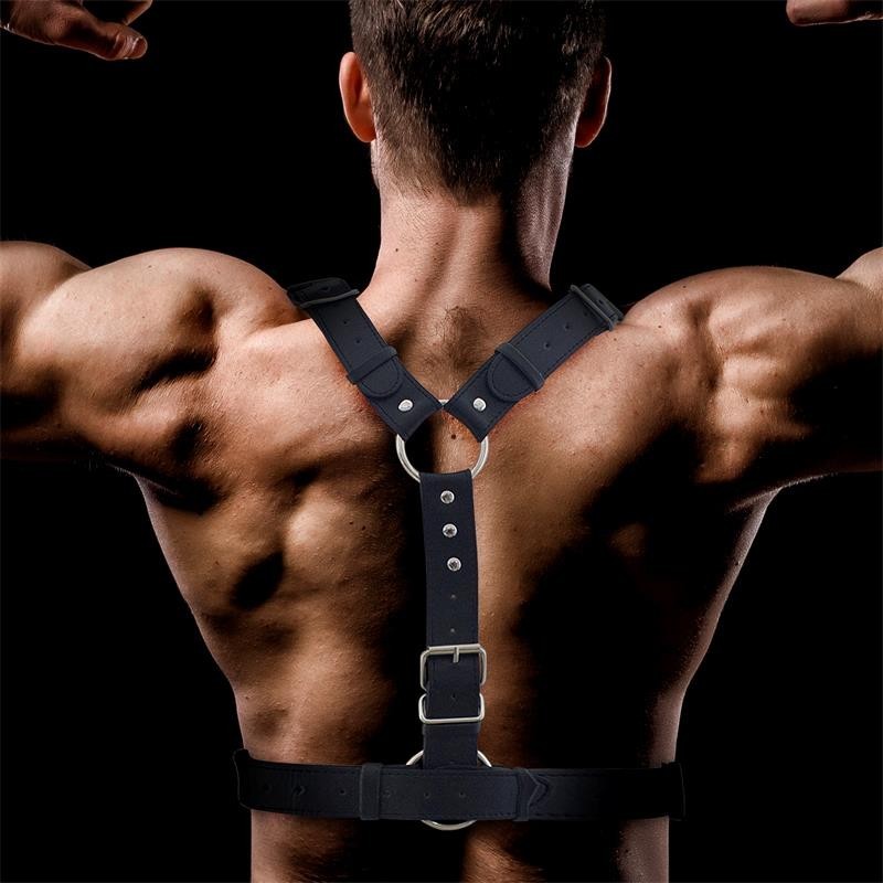 Fabrio harnais masculin pour Bondage cuir végan