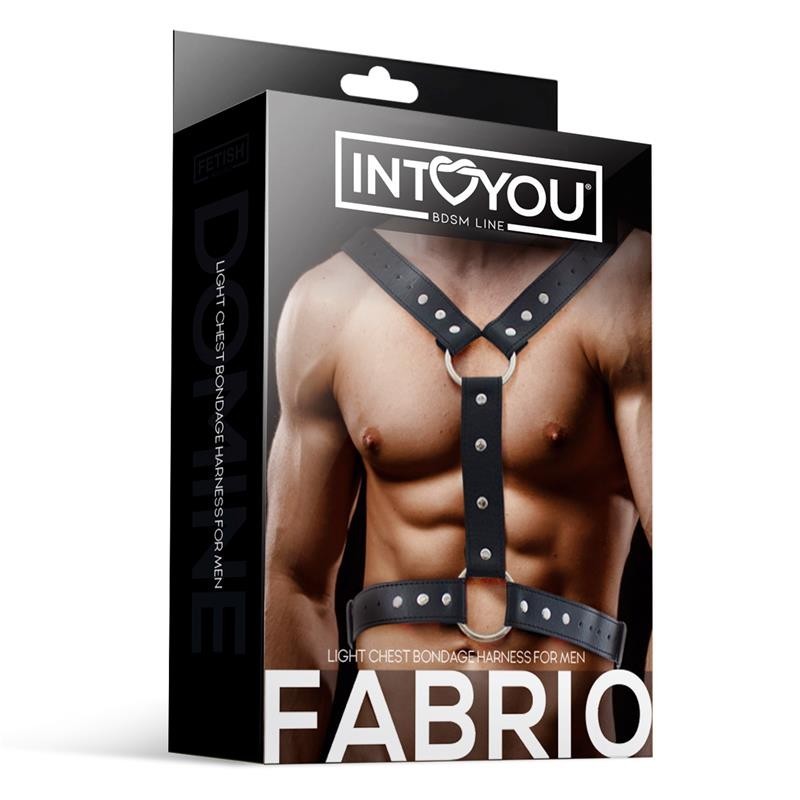 Fabrio harnais masculin pour Bondage cuir végan