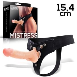 Mistress harnais élastique avec Gode en silicone de 15