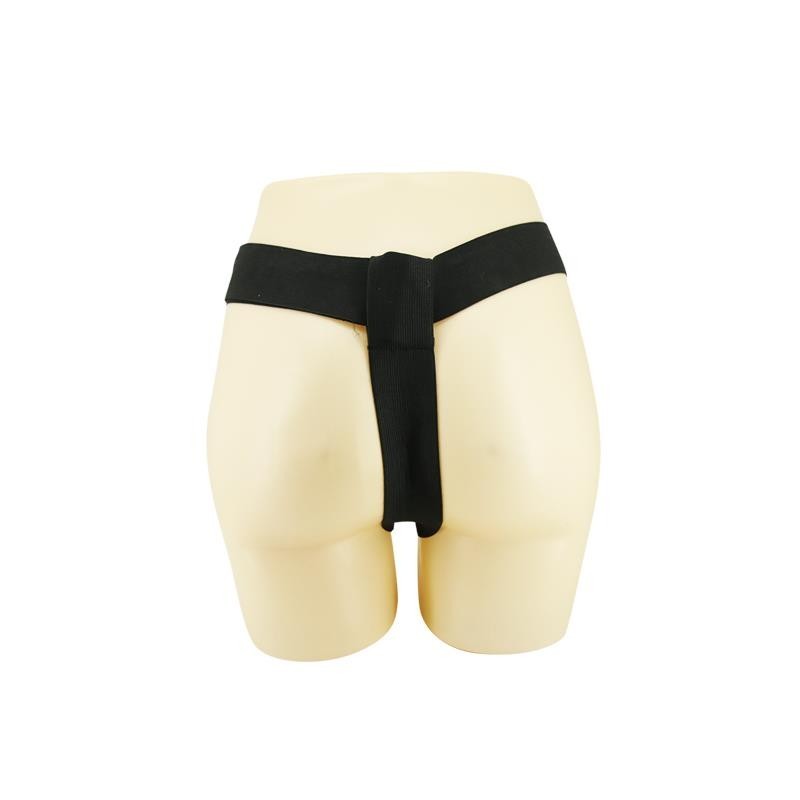 harnais avec Gode en silicone noir