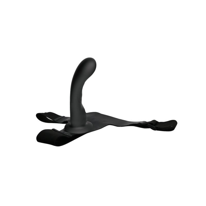 harnais avec Gode en silicone noir