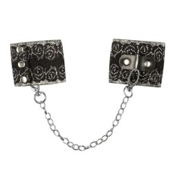 menottes pour poignées avec dentelle Taille Unique