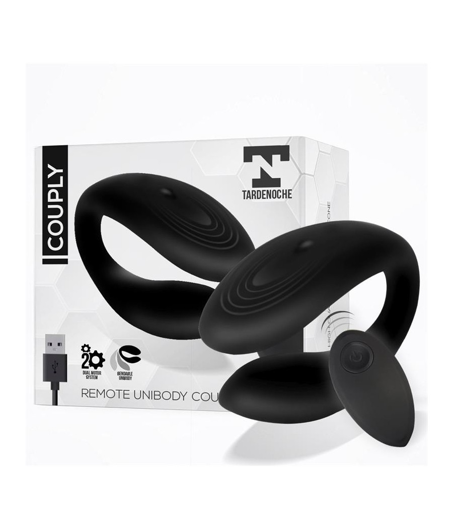 Couplet jouet pour couples telecommande USB Unibody silicone Liquide
