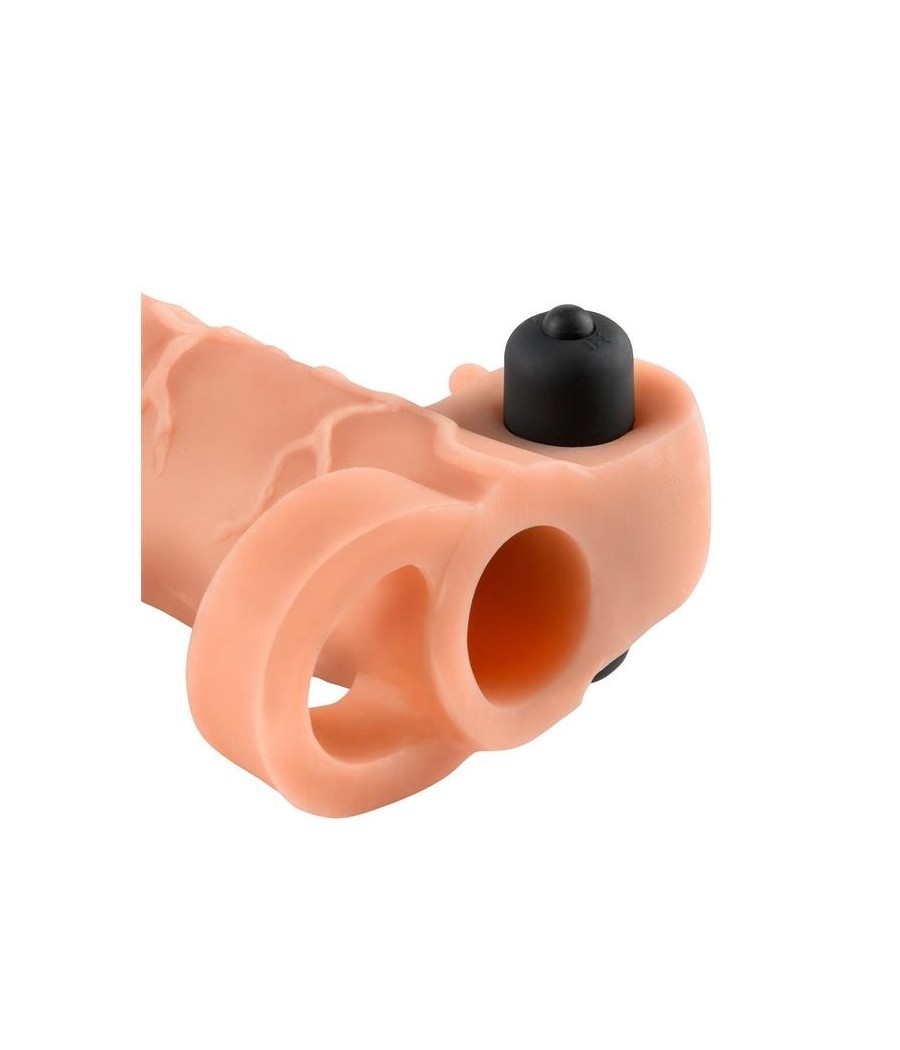 Fantaset X-tensions Vibromasseur Real Feel de 5,1 cm avec Extension - Couleur Naturel