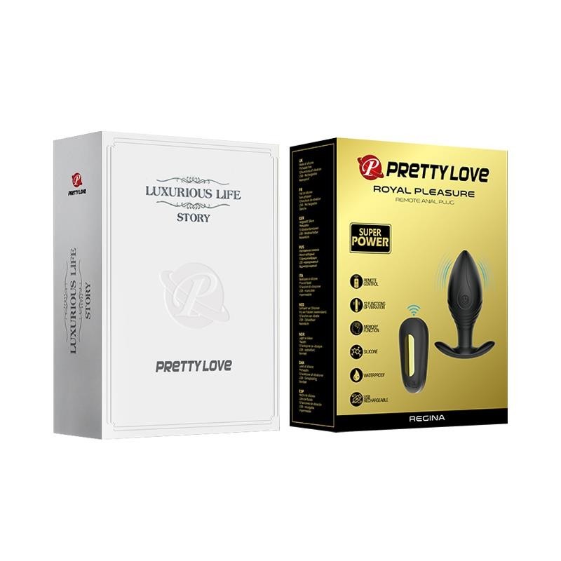 Regina Royal Plug Anal avec télécommande USB