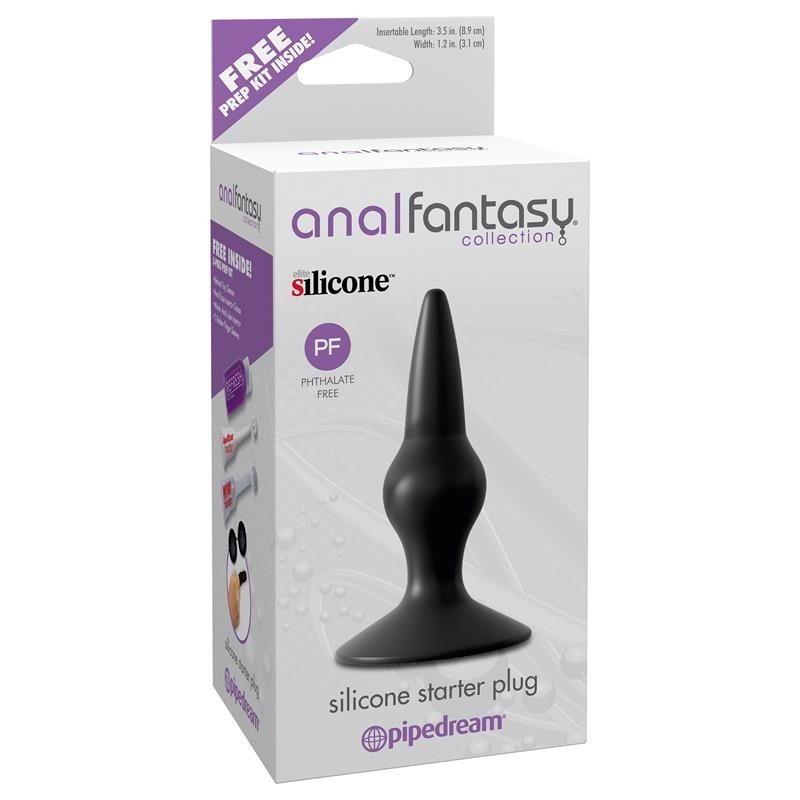 Anal Fantaset Collection Plug silicone Iniciación - Couleur Noir